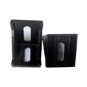 40 Series Right Angle Bracket Black Flat <strong>Mounting</strong> L Bracket Aluminum Alloy Triangle Structure - Product Image 1