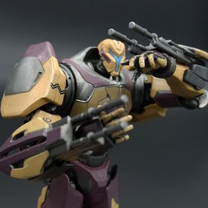 ของเล่นโมเดลพลาสติกเคลื่อนย้ายได้สำหรับ Pacific Rim Jax UAV Mecha พร้อมตัวอักษรแช่แข็ง htpy - Product Image 4