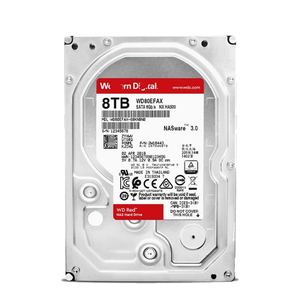 ดิสก์สีแดงแนวตั้ง WD80EFAX ดิจิตอลตะวันตกขนาด3.5นิ้ว8ตันคอมพิวเตอร์ตั้งโต๊ะฮาร์ดดิสก์เซิร์ฟเวอร์ที่จัดเก็บข้อมูล NAS - Product Image 1