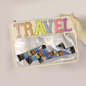 New <strong>Trendy</strong> Product Stock Rts 16 Colors Makeup <strong>Pouch</strong> Cosmetic Bag Clear Flat PVC Zipper <strong>Pouch</strong> - Product Image 2