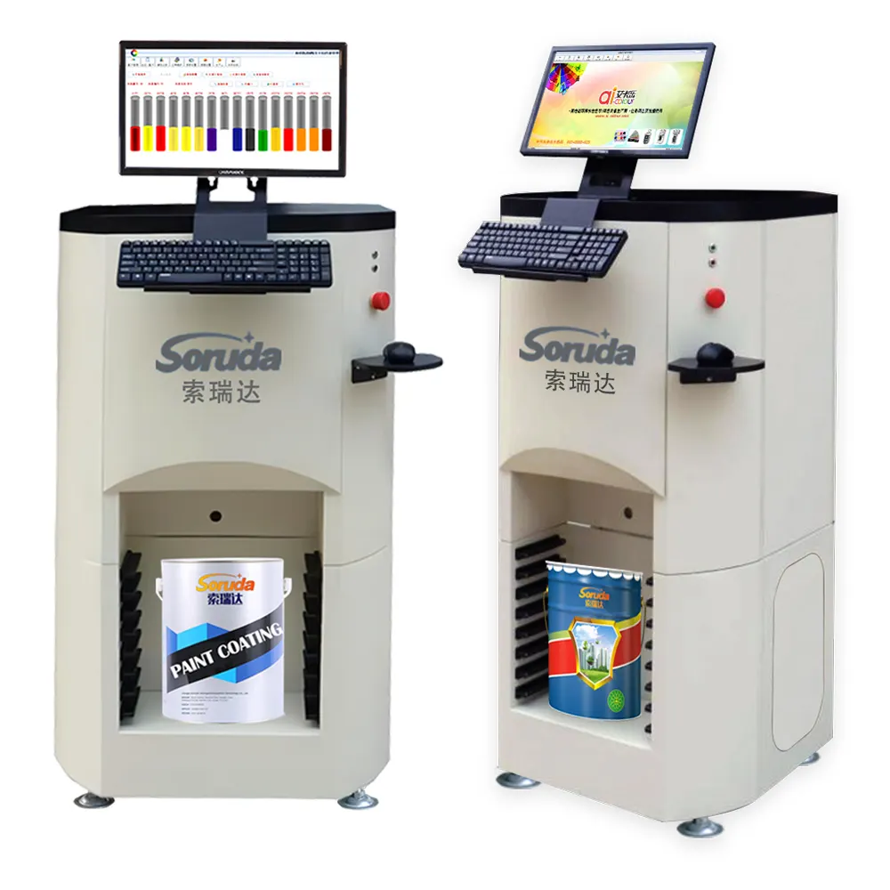 Dispensador automático de tintado de pintura computarizado de alta calidad, equipo de mezcla de pintura, máquina automática de tintado de colores