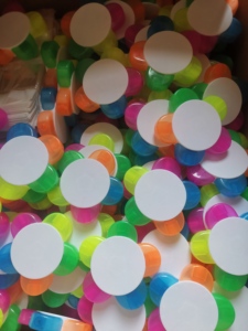 花形五色荧光笔定制Logo广告笔趣味礼品学校用 - Product Image 6