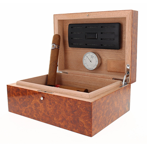 מפעל סיגר עץ <span class=keywords><strong>humidor</strong></span> תיבת עץ ארז עם hydrometer אחסון סיגר עץ <span class=keywords><strong>humidor</strong></span> - Product Image 3