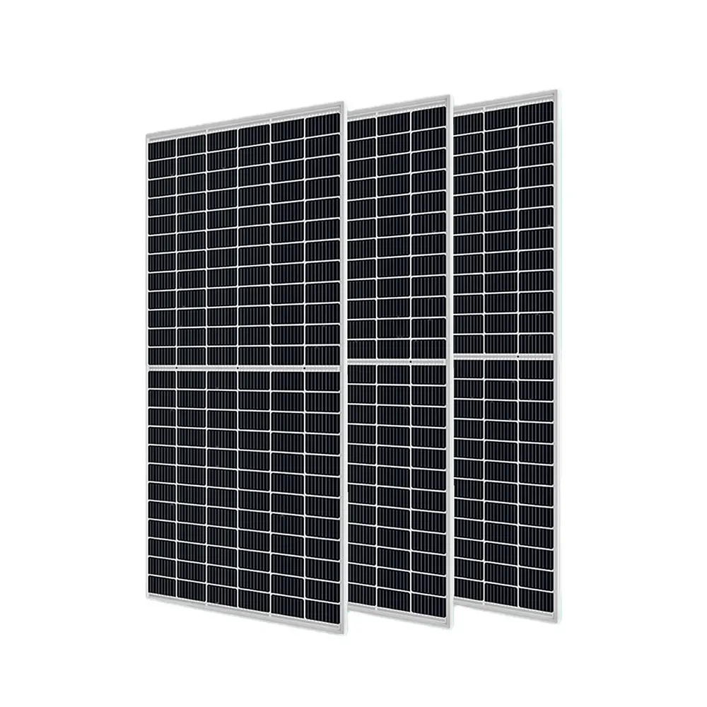 Panel Surya 550W 500W dengan Baterai Panel Fotovoltaik Kristal Mono Poli Sistem Energi Surya Panel Harga Solares PV