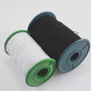 Wholesale Black <strong>0.8mm</strong> 1mm 1.5mm <strong>Elastic</strong> <strong>String</strong> Jewelry Rope <strong>Polyester</strong> <strong>Elastic</strong> Cord - Product Image 2