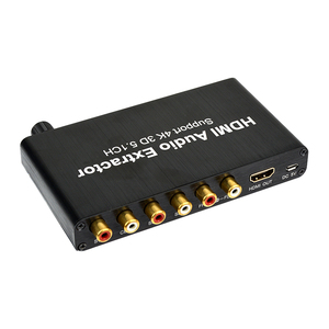 <strong>hdmi</strong> to 5.1 Analog Audio <strong>Converter</strong> 4k 60hz <strong>hdmi</strong> Audio Extractor Support 5.1CH 2CH 3.5mm Headset Jack <strong>Output</strong>