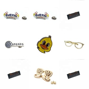 新しいデザインのパーソナライズされた安価な金属ピンバッジとあなた自身のデザインの服 - Product Image 5
