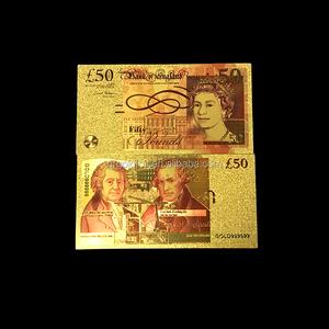 US Dollar Design Bank Notes 24k <strong>Gold</strong> Currency <strong>Banknote</strong> - Product Image 2