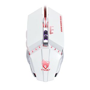 Mouse da gioco con cavo ergonomico con luci a Led RGB in metallo meccanico Mouse ottico miglior programmazione Mouse per Computer retroilluminato - Product Image 2
