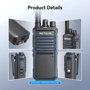 <strong>Retevis</strong> RT86A 10W Walkie Talkie Radio Heavy Duty Walkie-talkie Communication Long Range Radio Communicator Intercom Long Reach - Product Image 5