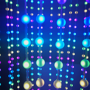 3D cadena personalizada RGB Pixel LED luces de cadena de Control DMX de la luz de la bola de DC12V - Product Image 6