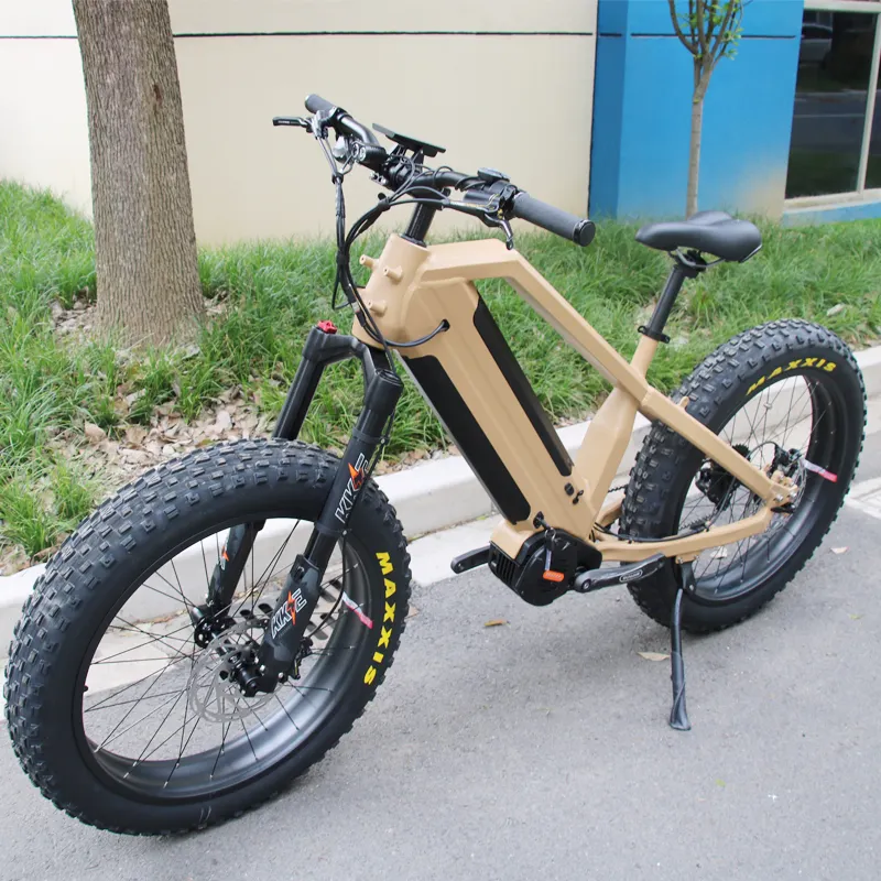 סיטונאי Warthog 26 אינץ חוף קרוזר שומן צמיג ebike 1000w שרשרת כונן חשמלי אופני MD1000