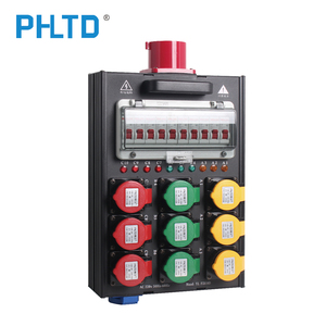 Caja de distribución de fuente de alimentación eléctrica de 9 vías Phltd con equipo de distribución de energía interior de etapa de salida de 16A 3pin - Product Image 3
