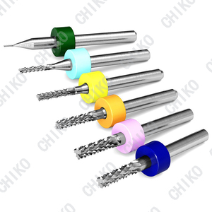 PCB Corn Milling <strong>Cutter</strong> Alloy Tungsten Steel Milling <strong>Cutter</strong> 0.5-3.175 Precision Engraving Machine Circuit Board <strong>Cutter</strong> Wholesale - Product Image 1