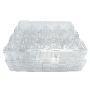 Tray Pet Pvc Pp Plastic Blister Clamshell Blister Plastic Blister Box for 10-Count Sfp Transceiver Pvc - Product Image 1