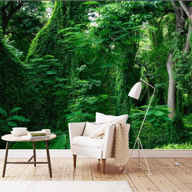 Paesaggio stile 3D albero decorativo per la casa paesaggio forestale naturale giungla carta da parati murale uso per materiali da costruzione e immobili