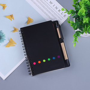 Hochwertige Spule Business Daily Notebook Kraft papier Notebook Kreative bunte Haft notizblock mit Stift - Product Image 2
