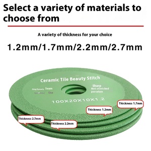 Elmas araçları açı değirmeni aksesuarları 1/2in cilalı özel hiçbir kenar çatlak güzellik dikiş takas seramik karo yarık dikiş için testere - Product Image 3