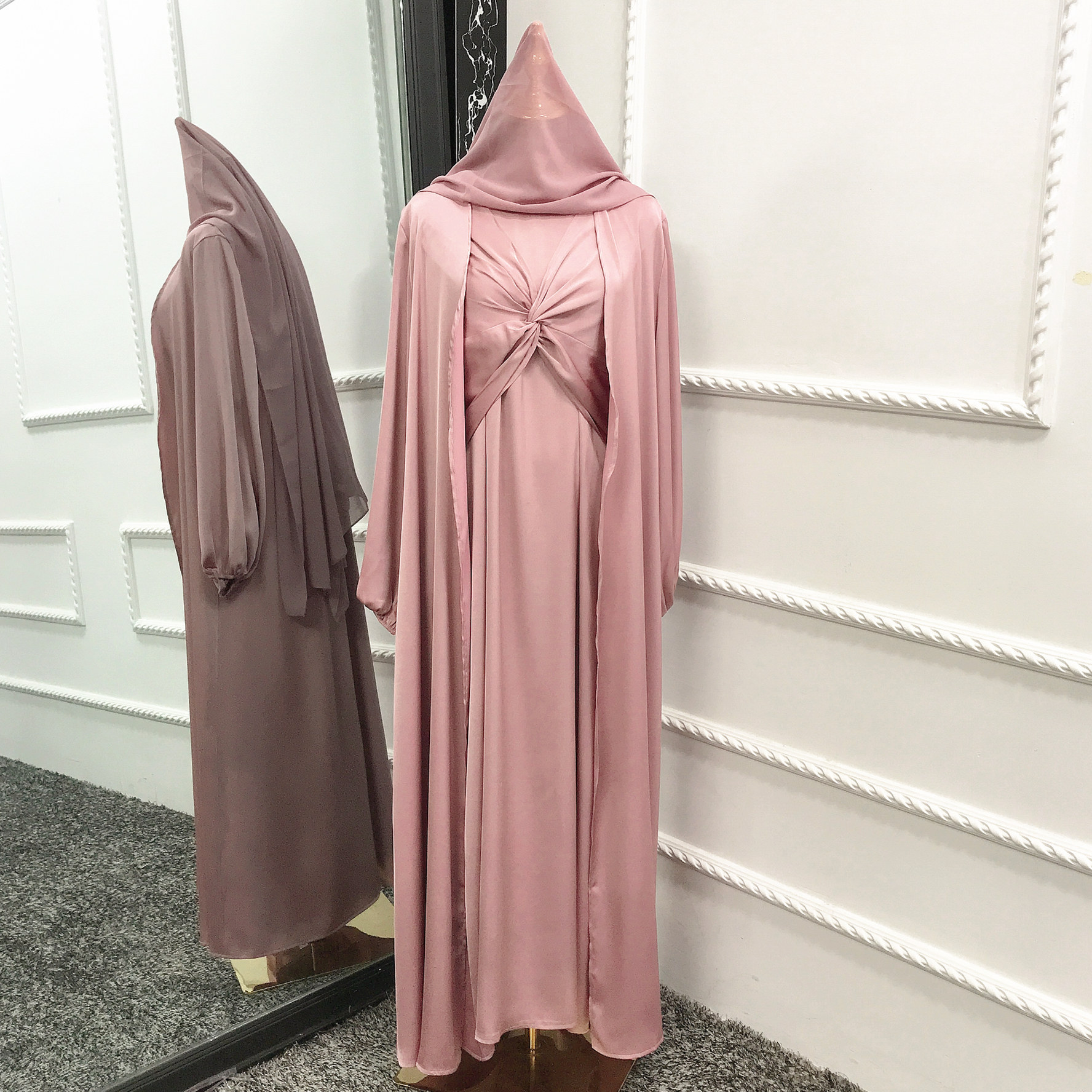 Pink with hijab