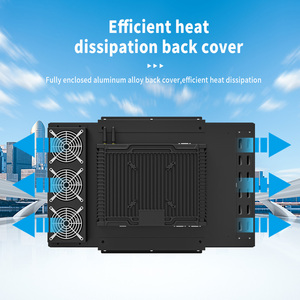 Computadora Industrial todo en uno táctil capacitiva de 21,5 pulgadas J4125 J6412 I3 I5 I7 Procesador 16G DDR4 500/1000NITs PC integrada - Product Image 5