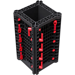 Circular Concrete Column <strong>Formwork</strong> Construction Plastic Adjustable for <strong>Building</strong> Project Plastic <strong>Formwork</strong> <strong>System</strong> - Product Image 1
