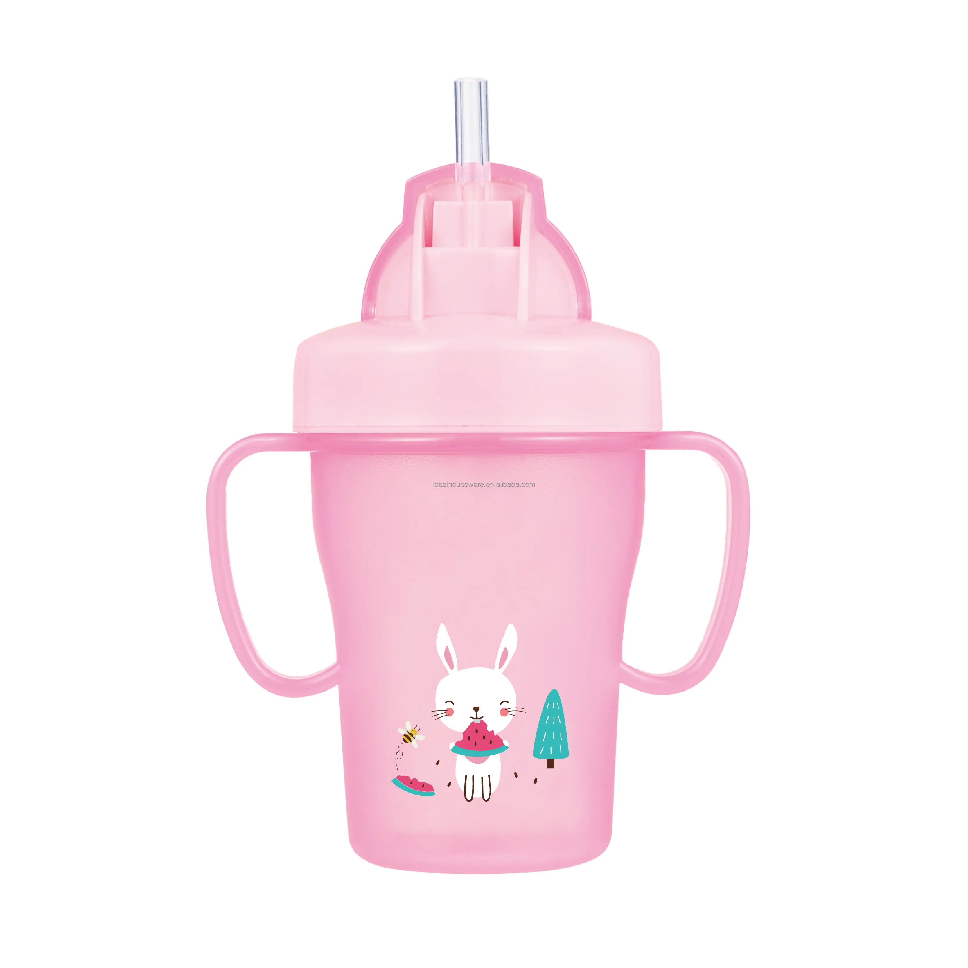 7Oz/200Ml Pp Baby Training Cup Baby Cup Met Rietje