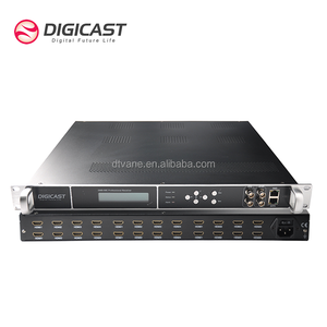 Digicastフロントエンド機器H.265マルチチャンネルHDIPからDVB-C ISDB-T DVB-T RF 1080P 60fpsエンコーダ変調器 - Product Image 4