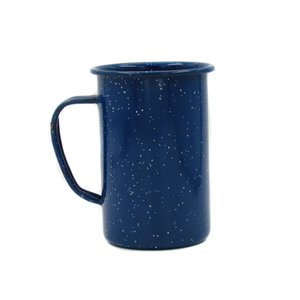 OEM ยี่ห้อพิมพ์ที่กําหนดเองประทับตราเคลือบเหล็กกาแฟเคลือบโลหะถ้วยสูงถ้วยสูงแก้วแก้วเคลือบพร้อมการพิมพ์