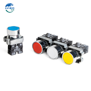 LVBO XB2 düğme anahtarı metal kırmızı basın tipi acil durdurma kendinden kilitleme sıfırlama jog güç başlangıç durdurma - Product Image 2