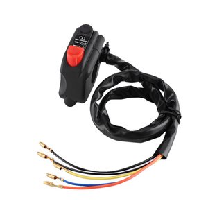 Interruttore di comando manubrio per moto moto 7/8 supporto manubrio impermeabile su interruttore di avviamento - Product Image 1