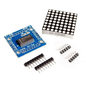 KIT per modulo microcontrollore modulo MAX7219 a matrice di punti KIT - Product Image 1