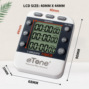 3 Channel Triple <strong>Timer</strong> Counter Darkroom Film Developing <strong>Countdown</strong> Clock Count Down <strong>Timer</strong> - Product Image 6