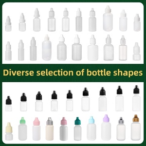 Boquilla de LDPE personalizada de 30ML y 60ml, botella de pegamento, gota de ojo vacía, aerógrafo, base de maquillaje, líquido, botella cuentagotas de plástico para apretar - Product Image 3