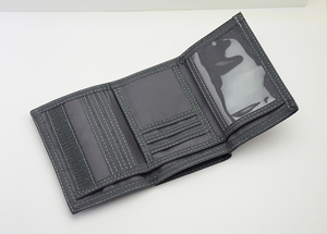 Ví Cầm Tay Màu Đen Thiết Kế Mới Cho Nam Ví Đựng Tiền Có Túi Đựng Tiền Xu Có Khóa Kéo Ví Thường Ngày Ngắn Gấp Ba Lần Bằng Nylon - Product Image 5