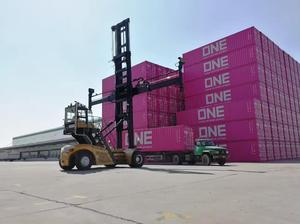 Boş konteyner işleyicisi sdcy90h2 h2 9ton Reach Stacker lojistik Forklift - Product Image 4