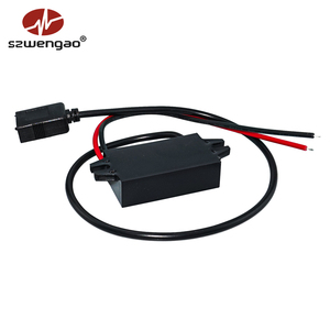 Convertidor reductor de CC, fuente de alimentación de 12V, 24V a 3A, 15W, 8-32V, módulo Buck, Mini USB, Micro USB, macho, hembra, tipo C, adaptador