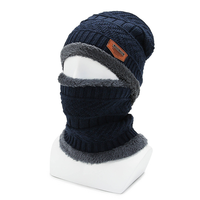 Azul (sombrero + bufanda)