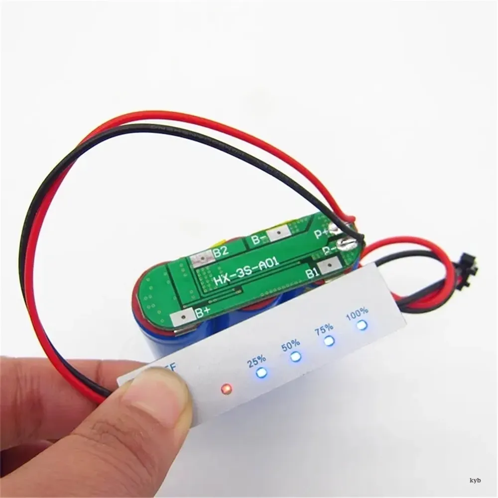 HX-3S-A01 2S 3S 4S BMS18650 Tester di livello di potenza LCD scarica di carica li-ion indicatore di capacità della batteria Display modulo PCB