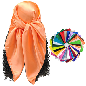 100% Satin <strong>Silk</strong> Scarf for Women Long and Printed With Leopard Bows Polka Dot and Logo Designs Multiple Pattern <strong>Types</strong> - Product Image 4