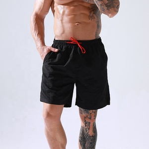 Diseño personalizado Color sólido Tallas grandes Hombres Verano Playa Tabla Cintura Cuerda Impermeable Nylon Traje de baño Secado rápido Estampado Pantalones cortos Pantalones - Product Image 3