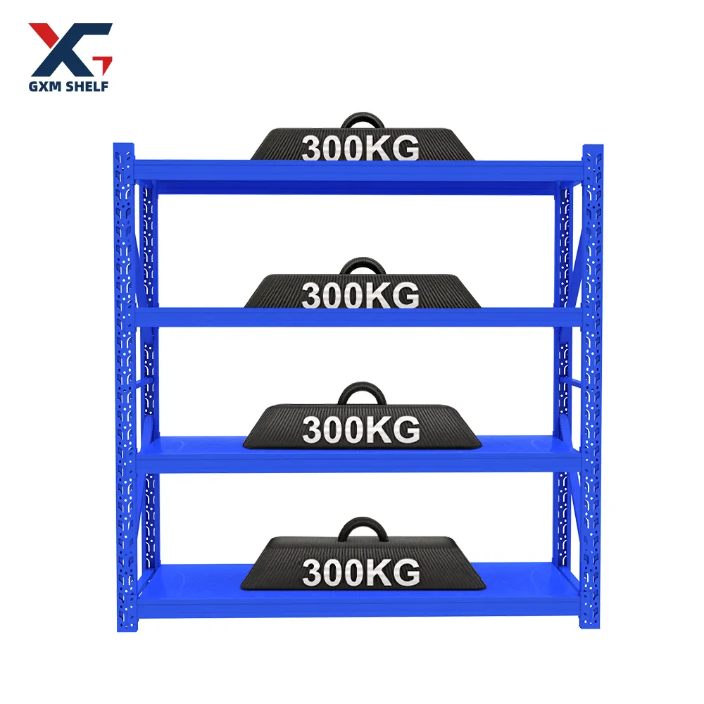 Estantes de almacenamiento de metal y acero, estantería selectiva con recubrimiento en polvo, 4 capas, 5 capas, 7 capas, resistente