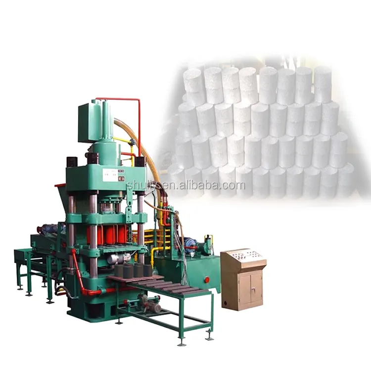 manufacturer aluminum chips sponge iron metal briquette press making machine