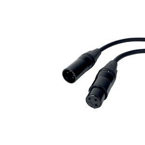 Fconnr 20Cm Microfoon Afgeschermd Xlr <span class=keywords><strong>Dmx</strong></span> Adapter Kabel 5 Pin Mannelijk Naar 3 Pin Vrouwelijk - Product Image 4