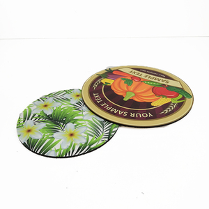 圆形餐垫升华鼠标垫中密度纤维板空白餐垫定制印刷 - Product Image 1