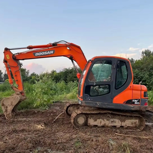 Doosan DX80 in <strong>Excellent</strong> Working Condition 8 Ton Used Crawler Excavator with Core Motor &amp; Bearing Components Performance Tested - Product Image 2