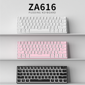 Venta al por mayor de 61 teclas RGB Mini teclado para juegos con cable con interruptor Azul Rojo interfaz USB para ordenador portátil iPad y tableta estilo 60% - Product Image 4