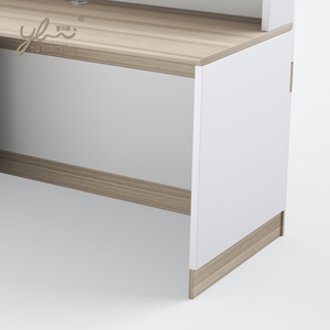 医院白色办公室现代沙龙接待台小型诊所接待台设计 - Product Image 5