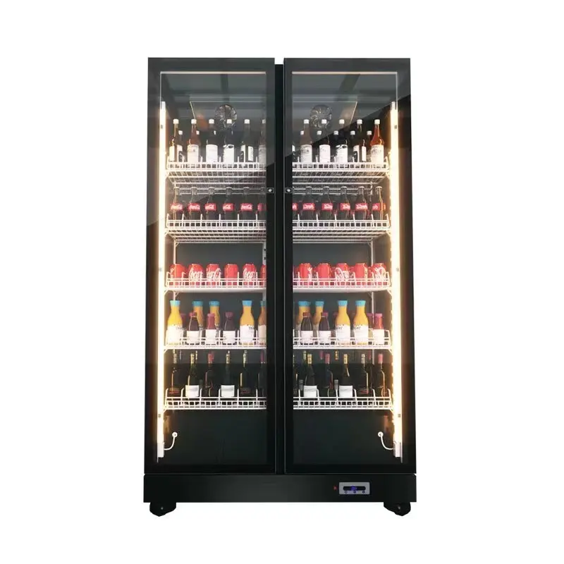 Новый дизайн, Высококачественная модная Коммерческая Холодильная витрина для напитков, вертикальный холодильник