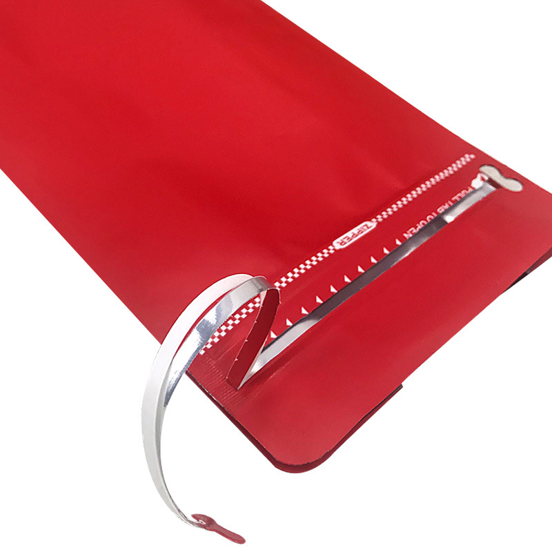 Food Grade Doypack Standup Square Bottom Quad Eight Side Seal Gusset Ziplock Pouch For Dried food storage