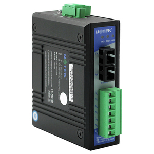 UOTEK <strong>RS232</strong> <strong>RS485</strong> RS422 Dual-Fiber <strong>MODEM</strong> Built-in Power AC100-240V Optic Fiber <strong>Modem</strong> UT-2788 - Product Image 1